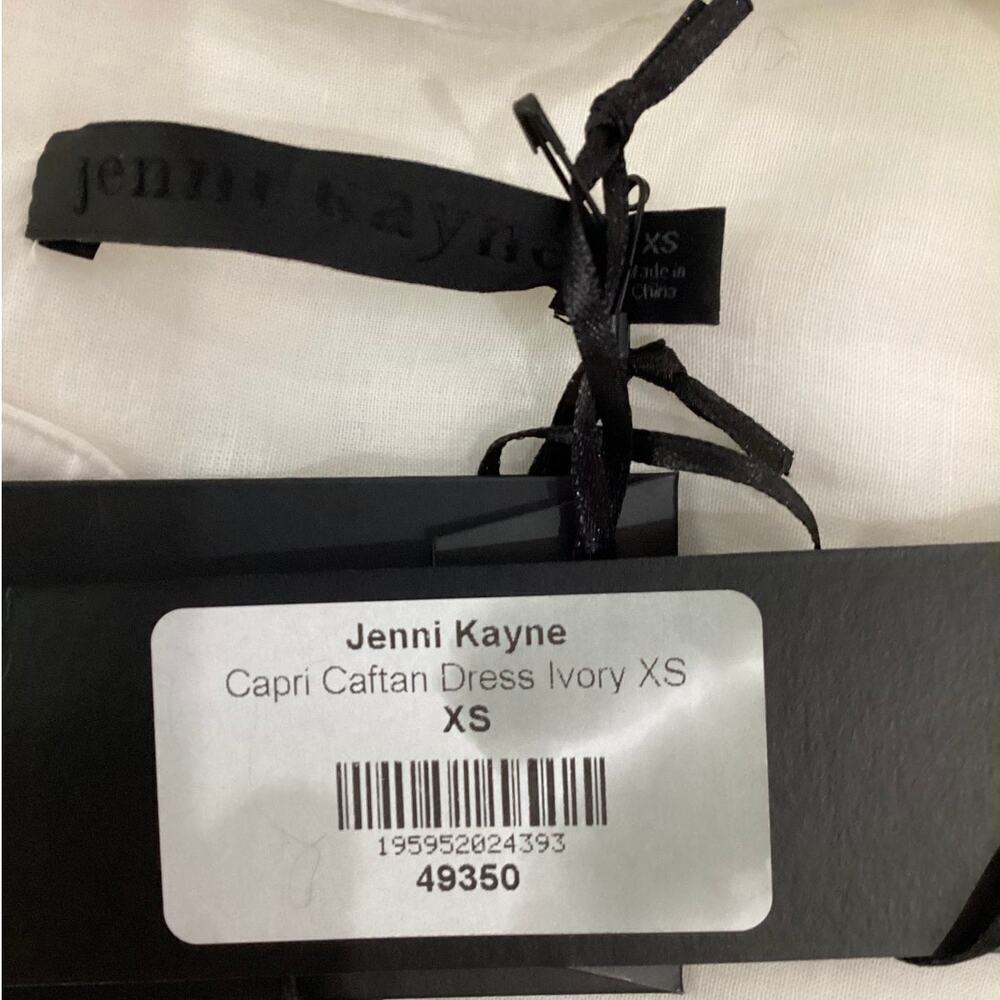 Jenni Kayne Capri Caftan Dress In Ivory Size XS Button Up - Picture 14 of 16